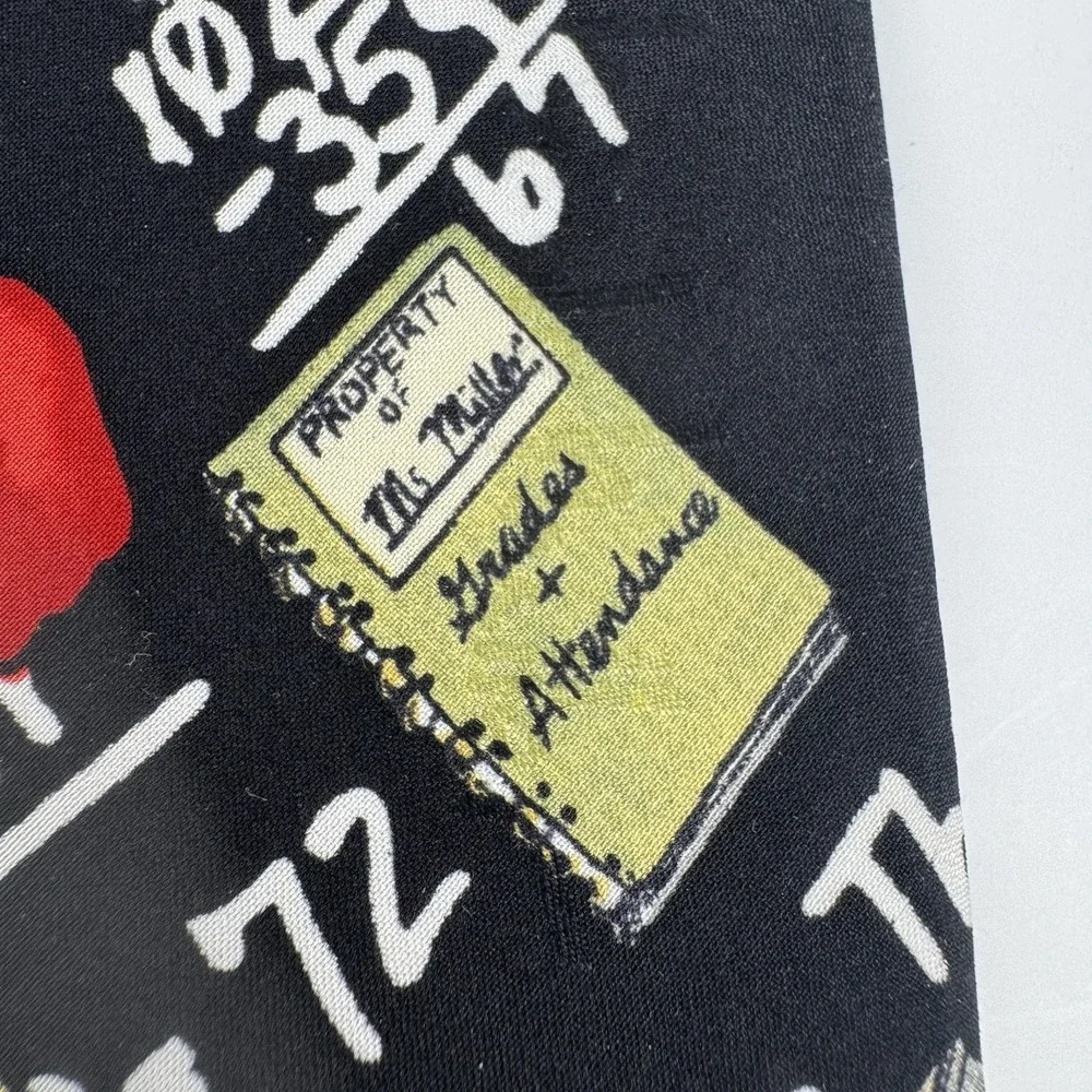 Nicole Miller Studio Teacher Novelty Tie Math Science Chalkboard Neck Tie 1996